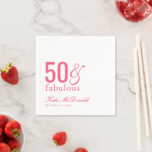Moderne Vijftig en Fabulous Vetgedrukte 50ste Verj