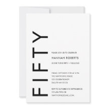 Moderne vijftig en fantastisch vet 50ste verjaarda