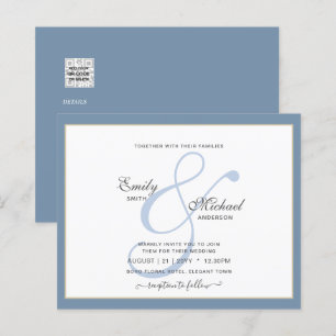 Moderne Vintage Ampersand Typografie Trouw QR cd