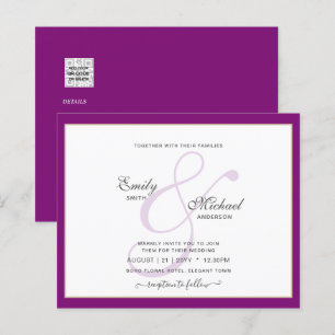 Moderne Vintage Ampersand Typografie Trouw QR cd