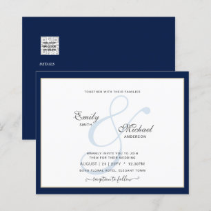 Moderne Vintage Ampersand Typografie Trouw QR cd