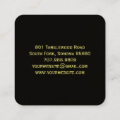 Moderne Vintage Bijenhoning Label Handmatig Gebott (Achterkant)