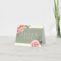 Moderne Vintage, Bloemen dankt u Kaarten