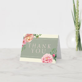 Moderne Vintage, Bloemen dankt u Kaarten