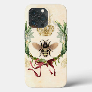 Moderne Vintage Botanische Koningin Bij Case-Mate iPhone Case