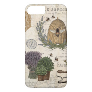 Moderne vintage Franse boerderij bij iPhone 8/7 Plus Hoesje