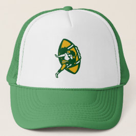Moderne Vintage GB Football 2.0 Trucker Hoed Pet
