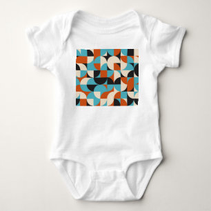 Moderne Vintage: geometrische retro vormen. Romper