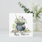 Moderne vintage Halloween ketel recept 1 (Staand voorkant)