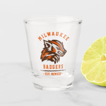 Moderne Vintage Milwaukee Badgers Est.