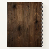 Moderne Vintage Persoonlijk Receptenboek Notitieboek (Achterkant)