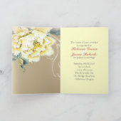 moderne vintage pioen bloem chinese Huwelijk (Binnen)