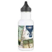 Moderne vintage reizen waterfles  (Rechts)