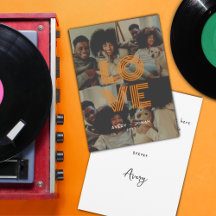 Moderne Vintage Retro Love Typografie 4 Foto