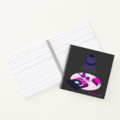Moderne Vinyl Koffie Persoonlijk Notitieboek (Binnen)