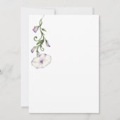 Moderne Viooltjes Save the Date (Achterkant)