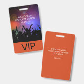 Moderne VIP van de Douane Alle Pas van het Toegang Badge (Voor- en achterkant)