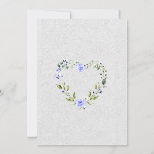 Moderne Virtuele Olifant Baby Shower Per Post Kaart (Achterkant)