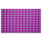 Moderne vis uit het midden van de eeuw, orchidee r stof (Fat Quarter)