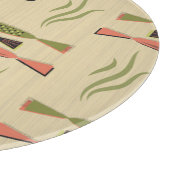 Moderne vis uit het midden van de eeuw snijplank (Hoek)