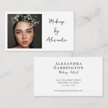 Moderne Visagist Foto Elegant Schrift