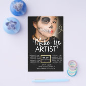 Moderne visagist Lichaamskunst Gezichtsbeschilderi Flyer (Enkel)