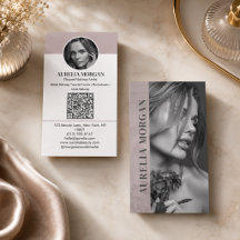 Moderne Visagist Qr Code Foto Schoonheidssalon