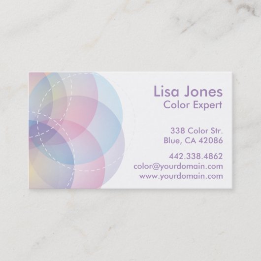 Moderne visitekaartje (Voorkant)