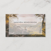 Moderne Visitekaartje Aangepaste achtergrond (Voorkant)