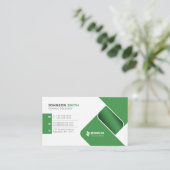 Moderne visitekaartje design sjabloon (Staand voorkant)