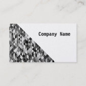 Moderne visitekaartje in zwarte en grijze kleuren (Voorkant)