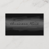 Moderne Visitekaartje met houtskool (Achterkant)