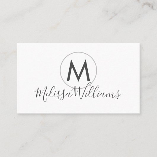 Moderne visitekaartje met visitekaartje met QR-cod (Voorkant)