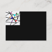 moderne visitekaartje op maat voor kunstwerk - sja (Achterkant)