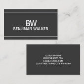 Moderne Visitekaartje professionele accountant (Voorkant / Achterkant)