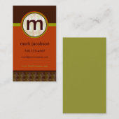 Moderne Visitekaartje-Retro Visitekaartje (Voorkant / Achterkant)