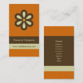 Moderne Visitekaartje/sociale netwerkkaart met ret Visitekaartje (Voorkant / Achterkant)