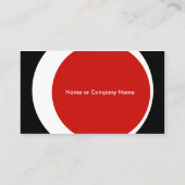 Moderne visitekaartje/sociale netwerkkaart visitekaartje (Achterkant)