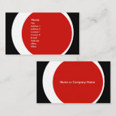 Moderne visitekaartje/sociale netwerkkaart visitekaartje (Voorkant / Achterkant)