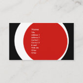 Moderne visitekaartje/sociale netwerkkaart visitekaartje (Voorkant)