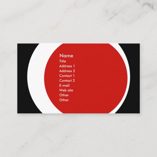 Moderne visitekaartje/sociale netwerkkaart visitekaartje (Voorkant)