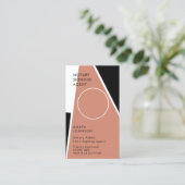 Moderne Visitekaartje van de Foto van de Notariste (Staand voorkant)