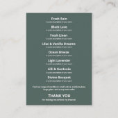 Moderne Visitekaartje van het assortiment van bota (Achterkant)