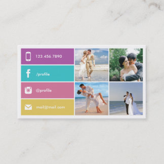 Moderne Visitekaartje voor fotografie