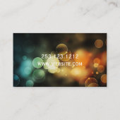 Moderne Visitekaartje voor fotografie (Achterkant)