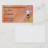 Moderne Visitekaartje voor reinigingsservice (Voorkant / Achterkant)