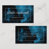 Moderne Visitekaartje voor ruimtemelkwegstelsel (Voorkant / Achterkant)