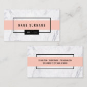 Moderne Visitekaartje voor schoonmaken van marmere (Voorkant / Achterkant)