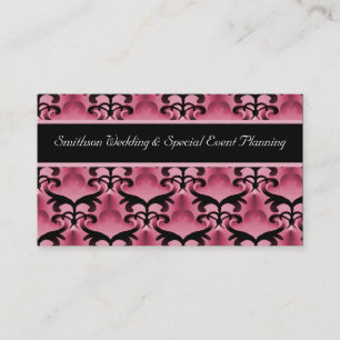 Moderne Visitekaartje zwaluwril, roze