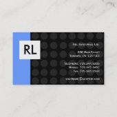 Moderne Visitekaartjes (Achterkant)